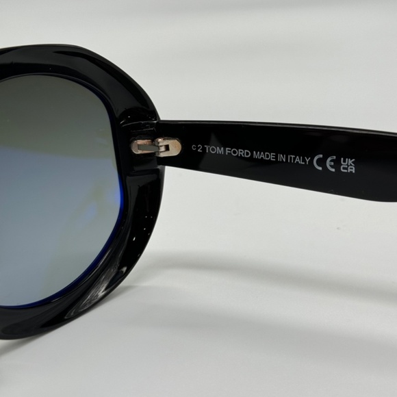 NEW TOM FORD TF1011 01B WOMEN SUNGLASSES TOM FORD GEORGIA-02 FT1011/S 01B - Picture 10 of 11